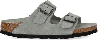 Birkenstock Arizona Soft Footbed Narrow Fit - Dames - Sandalen - Groen - 40 EU - Su&egrave;de - Schoenen