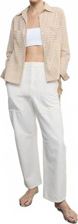 Enza Costa Utility Pant In White