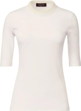 Fabiana Filippi White Silk & Nylon Jumper
