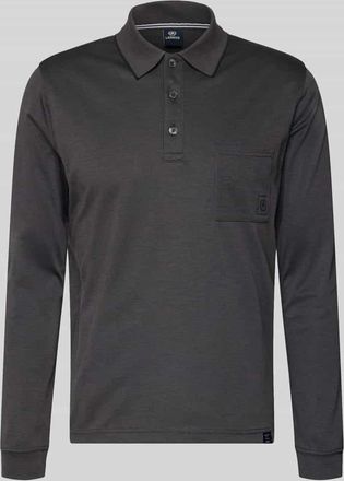 Lerros Poloshirt mit Brusttasche in Black, Größe XXXL