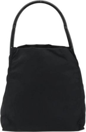 Prada Pre-owned Nylon Handbag - Dames - Vintage Handtas - Zwart - ONE Size - Nylon - Vintage