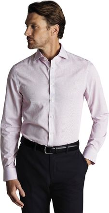 CHARLES TYRWHITT Non-Iron Poplin Check Shirt