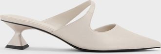 Charles & Keith Vada Asymmetric Sculptural Heel Pumps