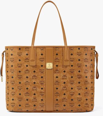 MCM Reversible Liz Shopper In Visetos
