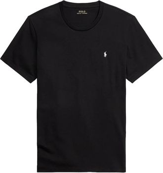 Polo Ralph Lauren Jersey Katoenen T-shirt - Heren - T-shirts - Zwart - L - Katoen - Tops
