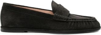 Stuart Weitzman Spencer Loafer - Dames - Loafers - Zwart - 38 EU - Su&egrave;de - Schoenen