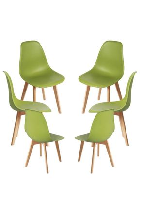 Regalos Miguel Packs Sillas Comedor - Pack 6 Sillas Kelen - Verde