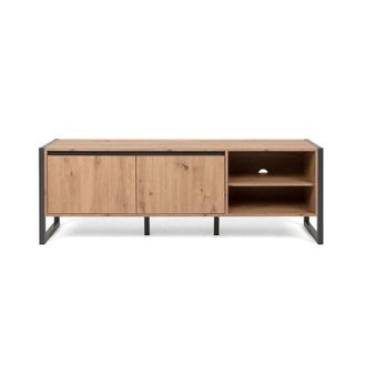 Finori Argonauta - Mueble De Tv 2 Puertas Y 2 Baldas 160 Cm - Acabado Madera Clara