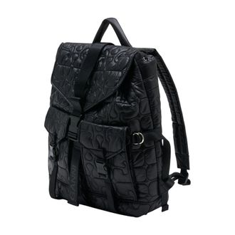 Ganni Womens Re Tech Backpack Black Synthetic