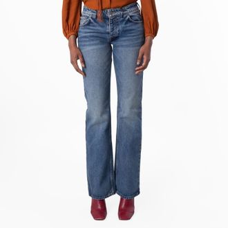 Bally Wide-Leg Denim Jeans, Waist Size 27