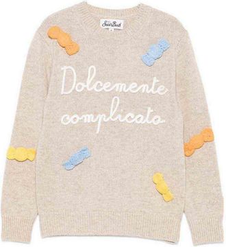 MC2 Saint Barth Pullover with embroidery
