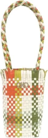 Ferragamo Tweedehands leren handtassen - Dames - Vintage Handtas - Wit - ONE Size - Leer - Vintage