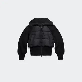 Canada Goose Manteau en tricot HyBridgeMD Astoria (Femmes, Black, TG)