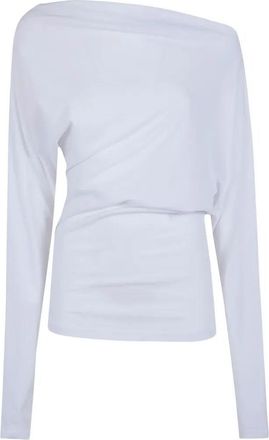 Ann Demeulemeester Roos Bias Cut Drop Shoulder Top