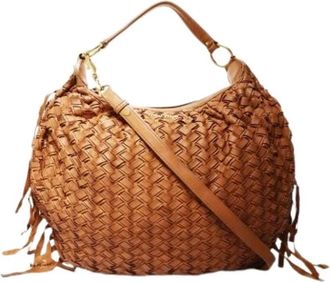 Miu Miu Pre-owned Shoulder Bags, female, Brown, Size: ONE SIZE Pre-owned Leather Shoulder Bag