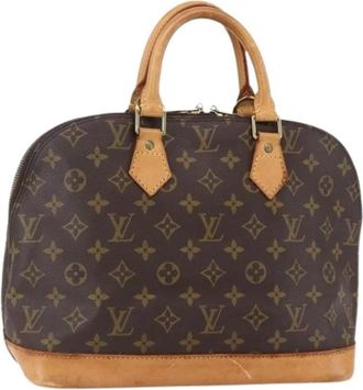 Louis Vuitton Pre-owned Vintage Canvas Handtas - Dames - Vintage Handtas - Bruin - ONE Size - Vintage