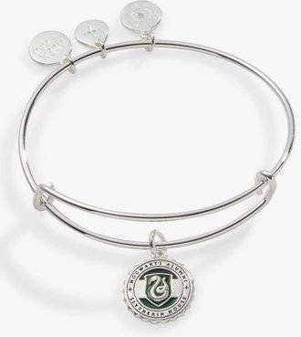Alex and Ani Harry Potter Slytherin House Charm Bangle Bracelet in Silver at Nordstrom
