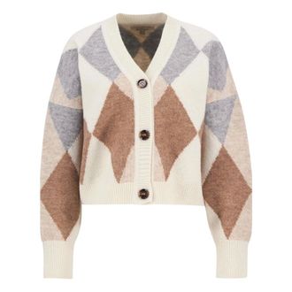 Barbour Cardigans, female, Multicolor, S, Argyle Cardigan