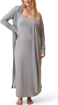 Kindred Bravely The Sunday Lounge Duster in Grey Heather at Nordstrom, Size X-Large