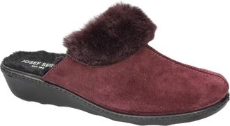 Josef Seibel Avignon 306 - Dames - Pantoffels - Paars - 41 EU - Wol - Schoenen