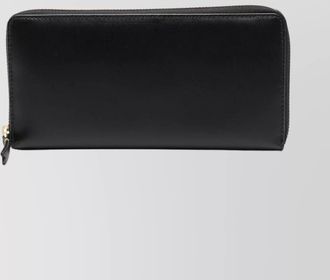 Comme Des Garçons leather wallet zip-around design
