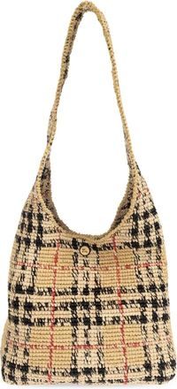 Burberry Margate Small Hobo Bag - Dames - Shoppers - Beige - ONE Size - Tassen