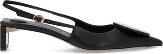 Jacquemus Black Slingback Pumps