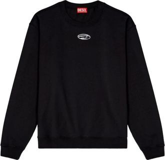 Diesel S-Norm-Iod Sweatshirt - Heren - Sweatshirts - Zwart - S - Katoen - Hoodies & sweatvesten