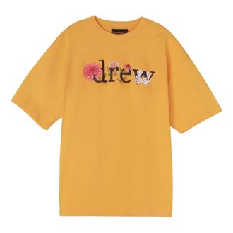 Drew House Ssense Exclusive Floral T-shirt Golden Yellow DR-SS22-179