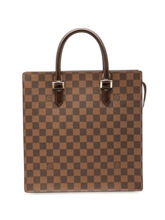 Louis Vuitton 2002 Damier Ebene Venice Sac Plat tote bag - Brown