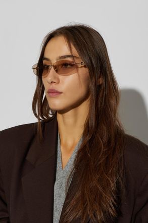 Balenciaga Sunglasses, Unisex, Gold