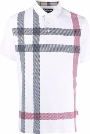 Barbour Blaine Tartan Piqu&eacute; Polo - Heren - Polos - Veelkleurig - M - Katoen - Tops