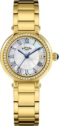 Rotary Womens RLB10008-07 Ladies Heritage Watch - Gold - One Size