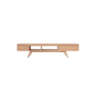 Tikamoon Mueble de TV de roble macizo 180 cm
