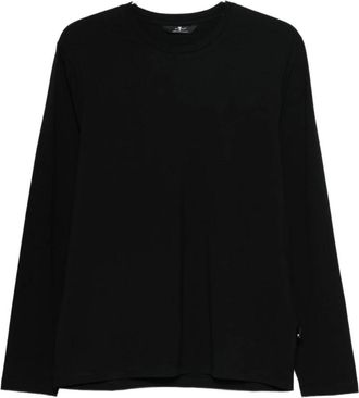 7 For All Mankind Hombre, Camisetas, Negro, Talla: M