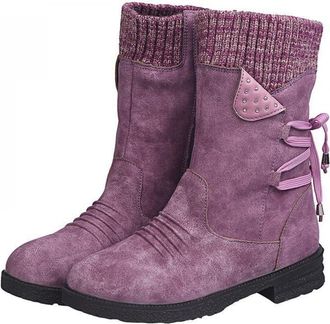 Generic Womens Boots Warm and Comfortable Boots for Autumn Winter - Waterproof and Non-Slip Casual, Elegant, Fashionable, Breathable, Platform High Ankle Boot