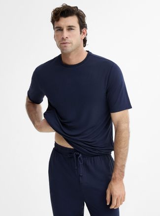 Le 31 Mens Solid TENCEL TM Modal T-shirt