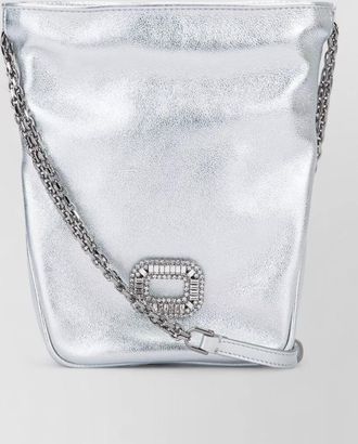 Roger Vivier leather pilgrim pocket nano shoulder bag