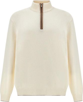 Paul & Shark Pullover con mezza zip - - Knitwear - Uomo - Beige - S