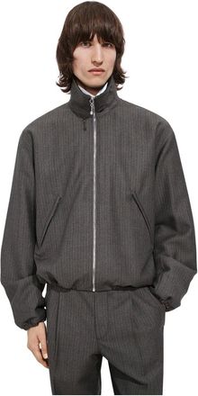 Bottega Veneta Cazadora de lana y mohair - Jackets - Hombre - Gris - M