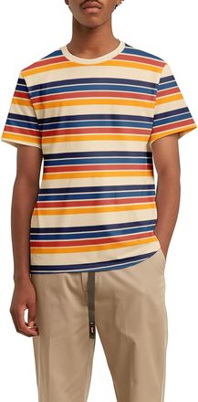 Generic Mens Striped T-Shirt Multipack Short Sleeve Cotton Casual Summer Lightweight Crew Neck Everyday Essential Casual Tee-1