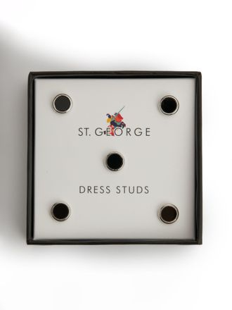 Oliver Brown Dress Studs - Black