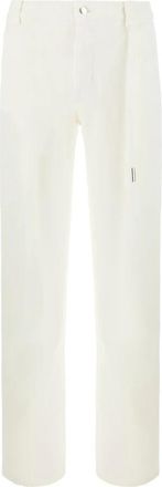 Ann Demeulemeester Klassieke Denim Jeans voor dagelijks gebruik - Heren - Straight fit broeken - Beige - W33 - Denim - Broeken