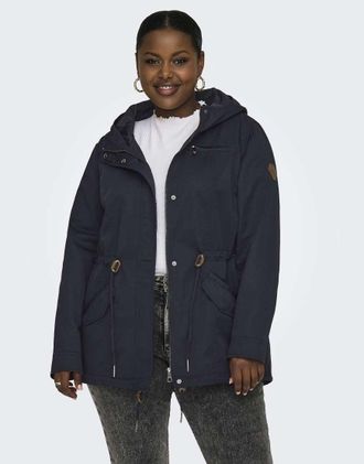 Only ONLY Curve - Cappotto blu grafite