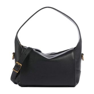 Liebeskind Shoulder Bags, female, Black, Size: ONE SIZE Lou 2 Calf Optic XS Crossover