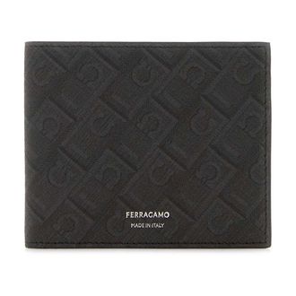 Ferragamo Wallets & Cardholders, male, Gray, Size: ONE SIZE Monogram Wallet