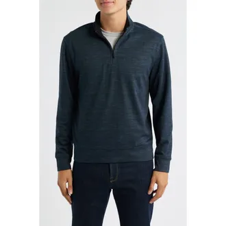 Robert Barakett Nash Quarter Zip Pullover in Olive at Nordstrom Rack, Size Xx-Large