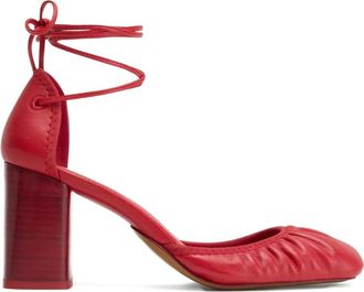 Christophe Lemaire 85mm Micro Ballerina 85 Gathered-toe Lace-up Flats