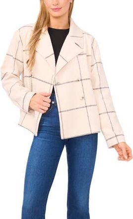 Halogen Oversize Double Breasted Jacket in Birch at Nordstrom Rack, Size Xx-Large