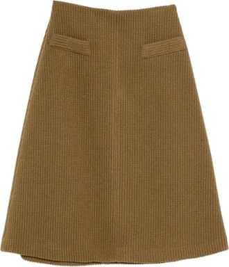 Tela knitted midi skirt - Green